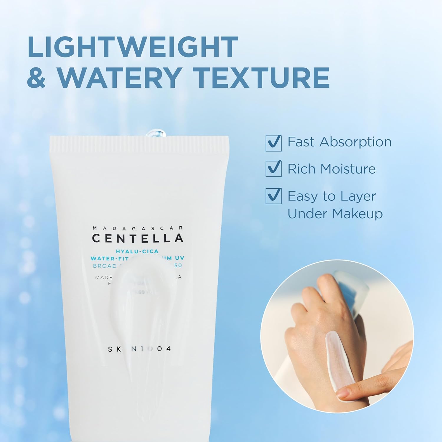 Skin1004 Hyalu-Cica Water-Fit Sun Serum