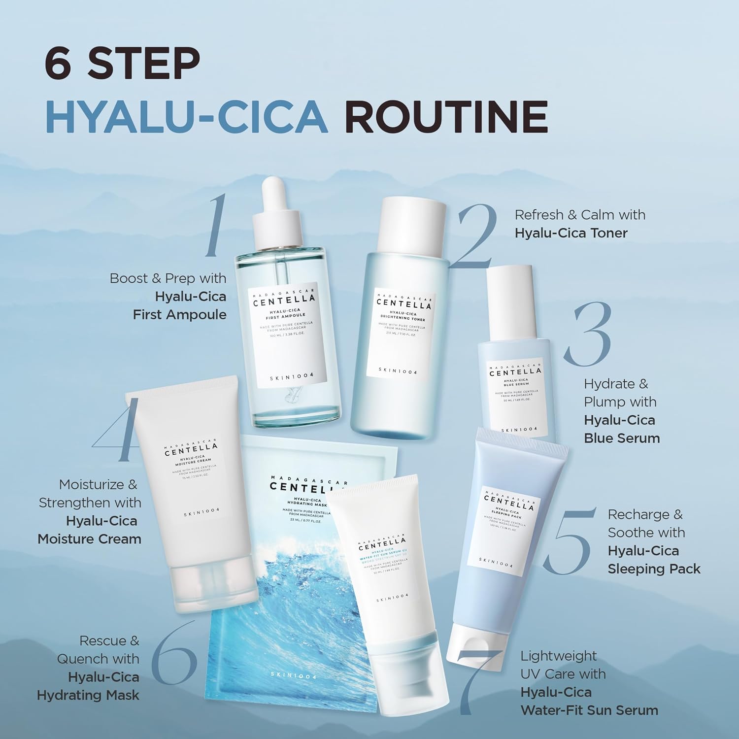 Skin1004 Hyalu-Cica Water-Fit Sun Serum
