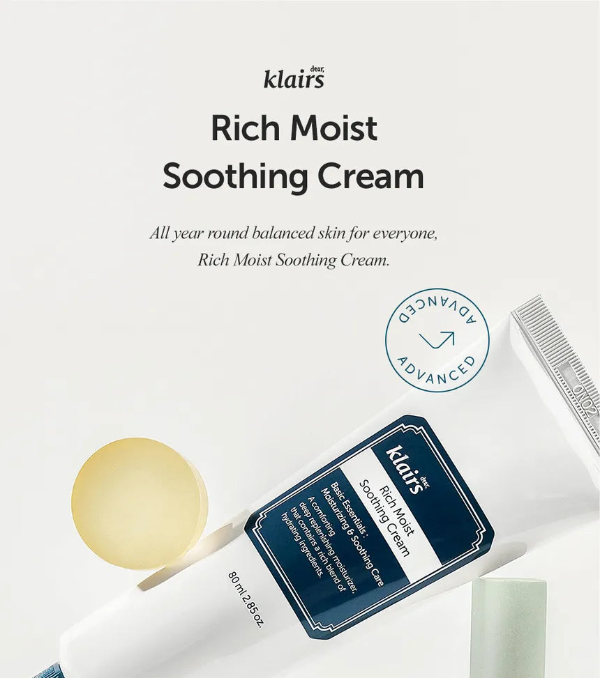 Dear, Klairs, Rich Moist Soothing Cream