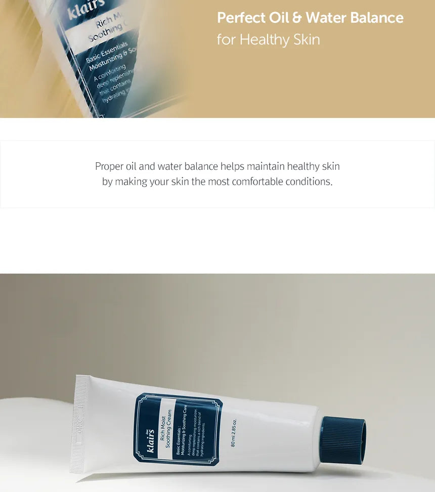 Dear, Klairs, Rich Moist Soothing Cream